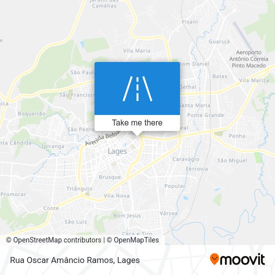 Rua Oscar Amâncio Ramos map