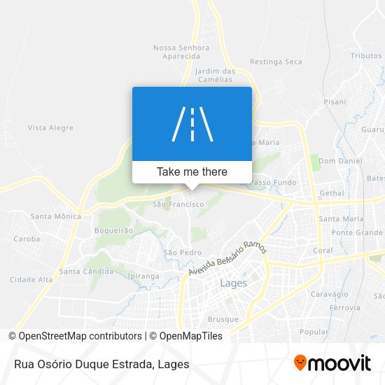 Rua Osório Duque Estrada map