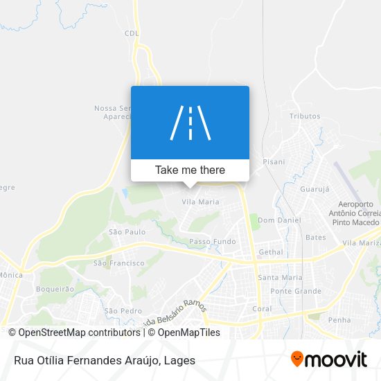 Rua Otília Fernandes Araújo map