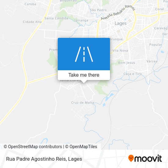 Rua Padre Agostinho Reis map