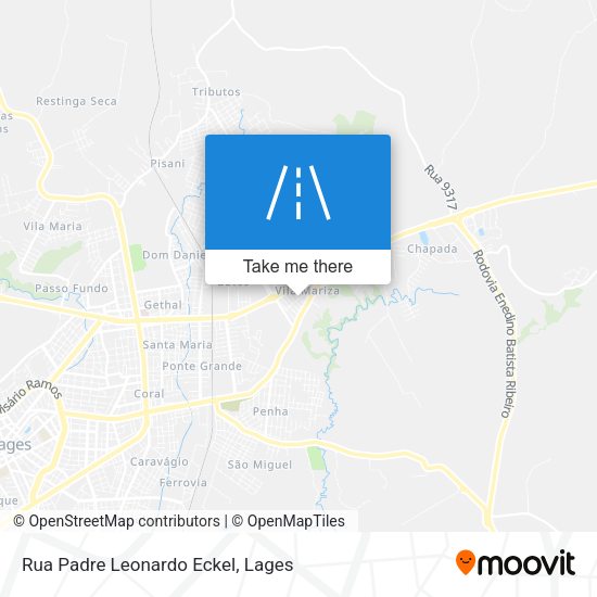 Rua Padre Leonardo Eckel map