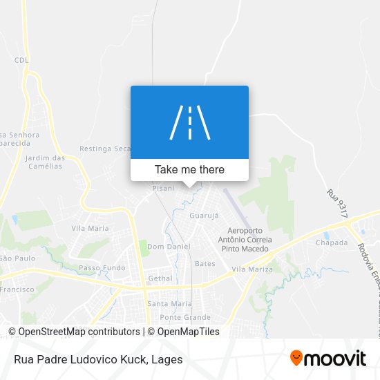 Rua Padre Ludovico Kuck map