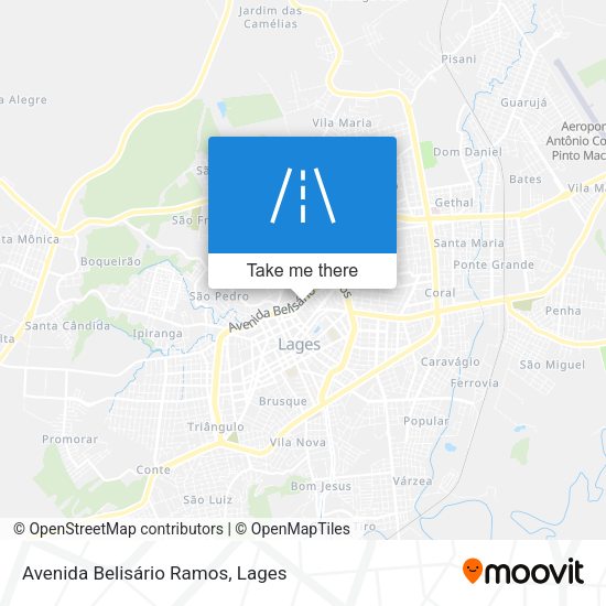Avenida Belisário Ramos map