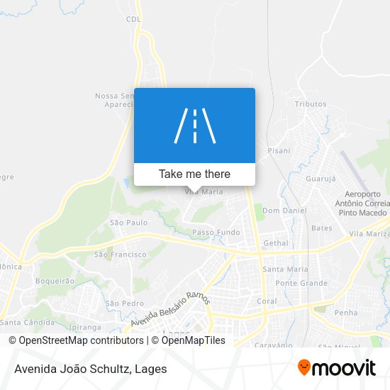Avenida João Schultz map