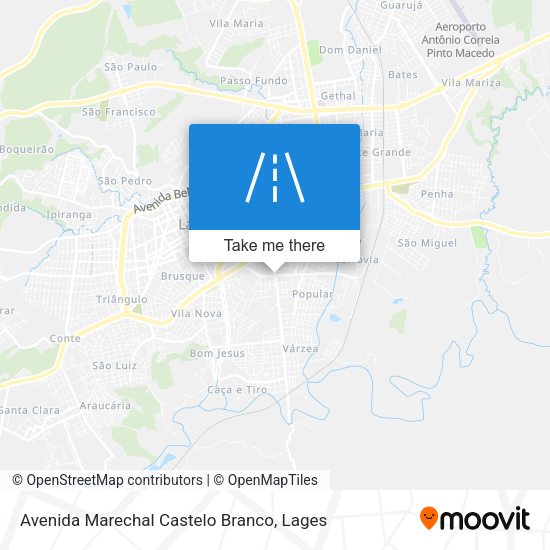 Avenida Marechal Castelo Branco map