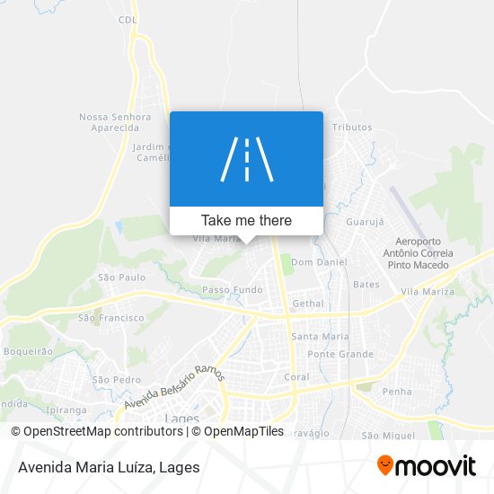 Avenida Maria Luíza map