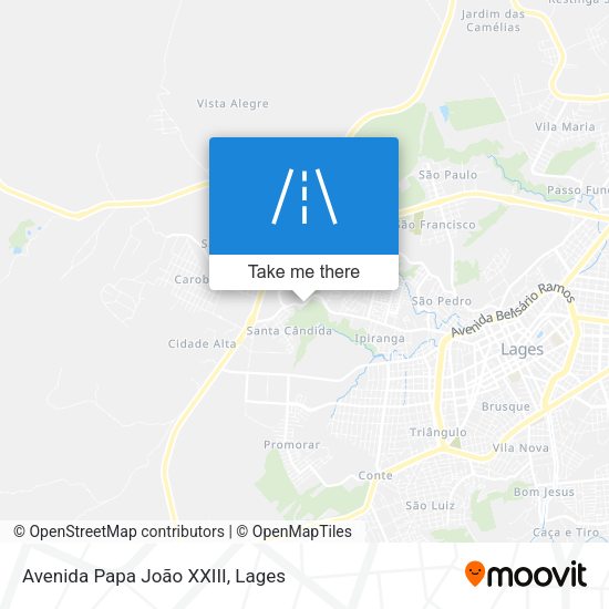 Avenida Papa João XXIII map