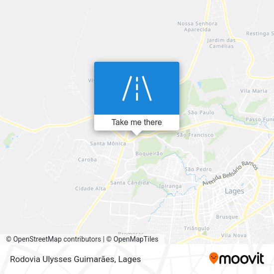 Rodovia Ulysses Guimarães map