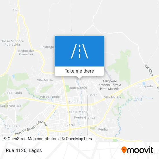 Rua 4126 map