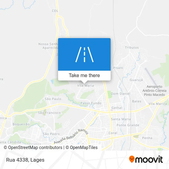 Rua 4338 map