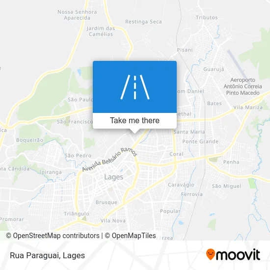 Rua Paraguai map