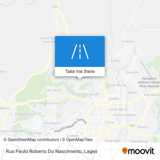 Rua Paulo Roberto Do Nascimento map