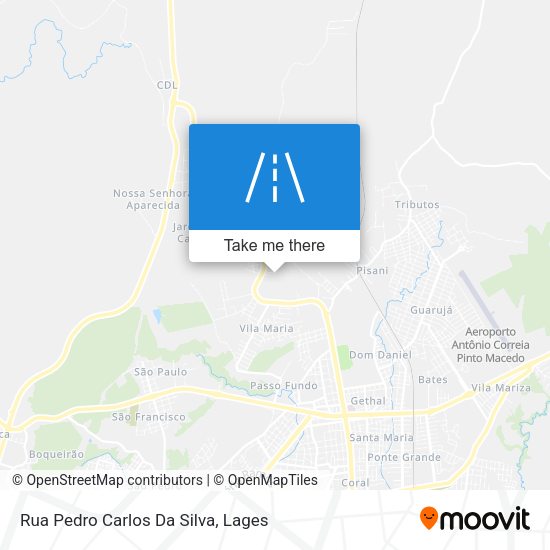 Rua Pedro Carlos Da Silva map