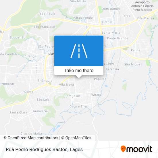Rua Pedro Rodrigues Bastos map