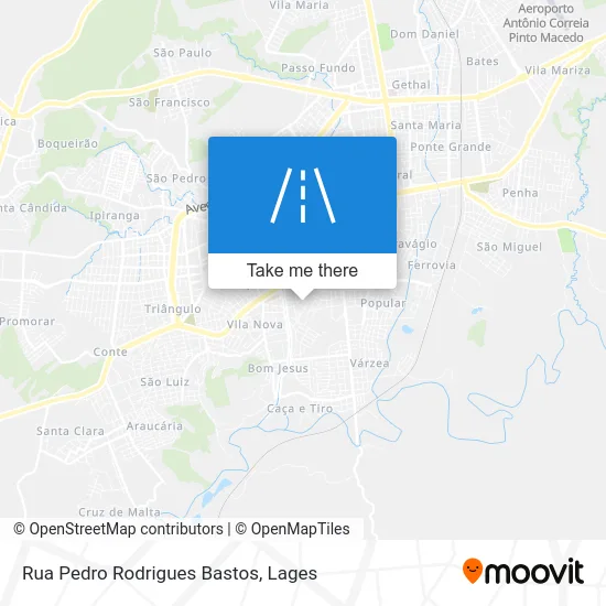 Rua Pedro Rodrigues Bastos map