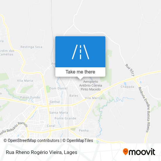Rua Rheno Rogério Vieira map