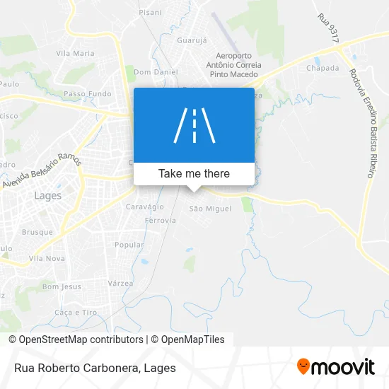 Rua Roberto Carbonera map