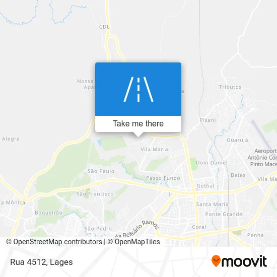 Rua 4512 map