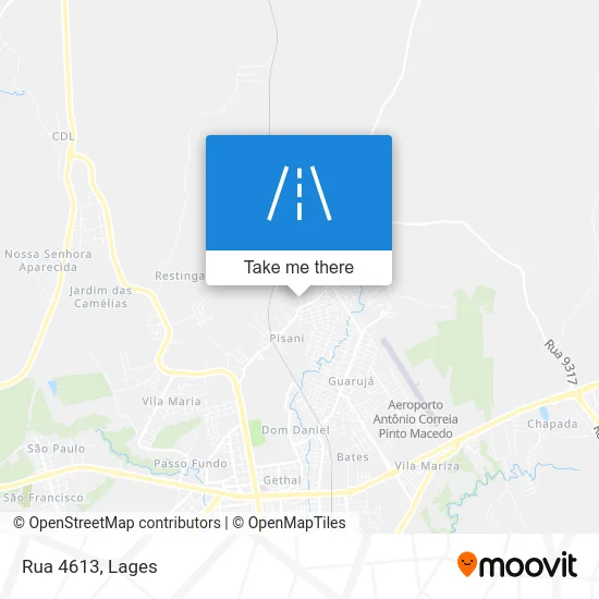 Rua 4613 map