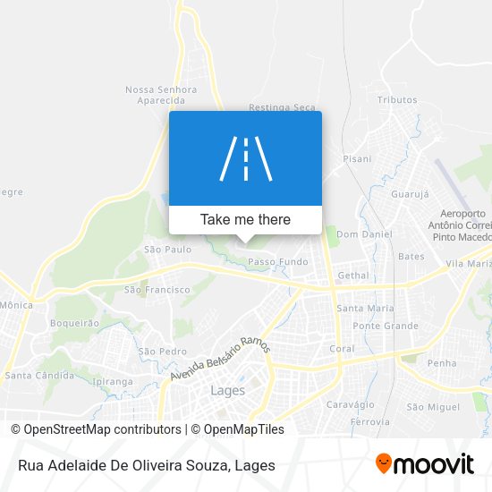 Rua Adelaide De Oliveira Souza map