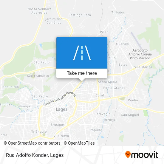 Rua Adolfo Konder map