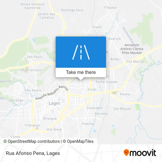 Rua Afonso Pena map
