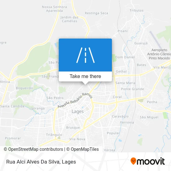 Rua Alci Alves Da Silva map