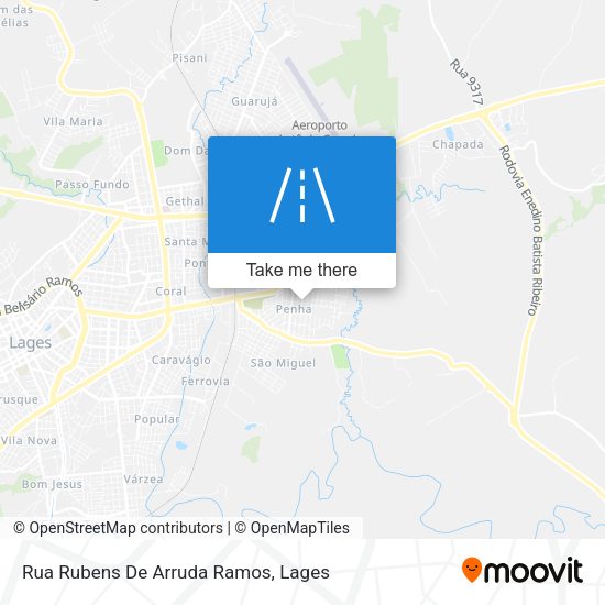 Rua Rubens De Arruda Ramos map