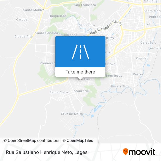 Rua Salustiano Henrique Neto map
