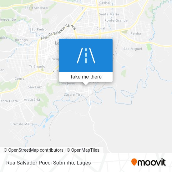 Rua Salvador Pucci Sobrinho map