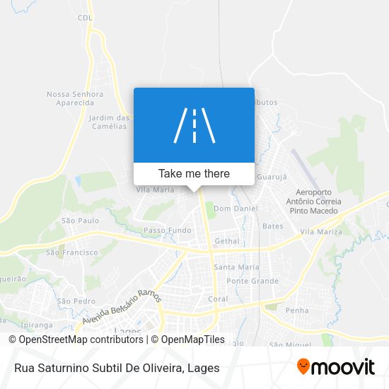 Rua Saturnino Subtil De Oliveira map