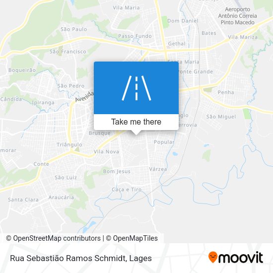 Rua Sebastião Ramos Schmidt map