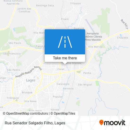 Rua Senador Salgado Filho map
