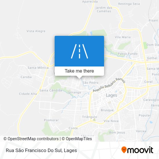 Rua São Francisco Do Sul map