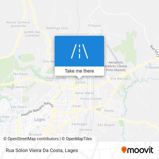 Rua Sólon Vieira Da Costa map