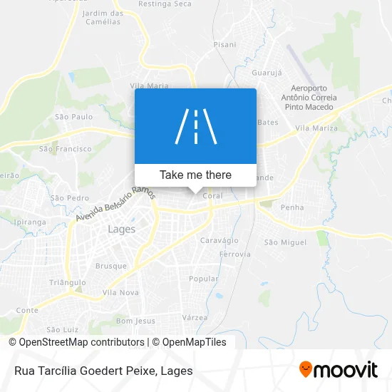 Rua Tarcília Goedert Peixe map