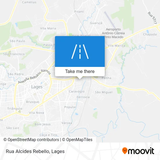 Rua Alcides Rebello map