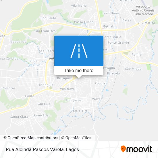 Rua Alcinda Passos Varela map