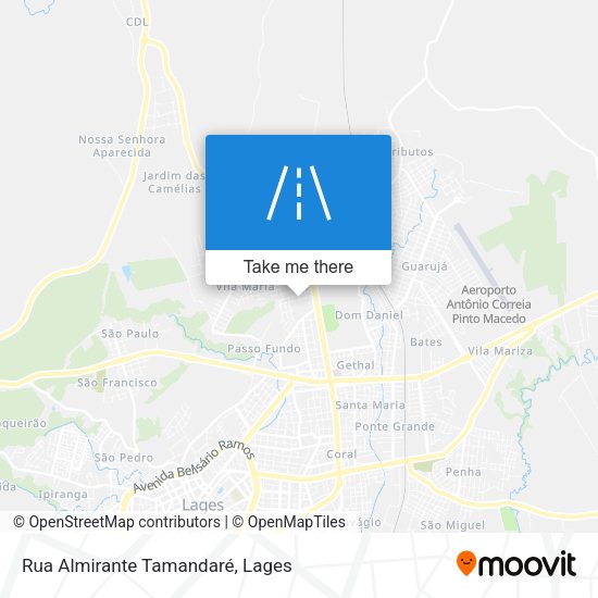 Rua Almirante Tamandaré map