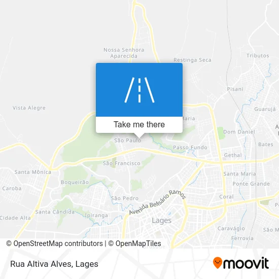 Rua Altiva Alves map
