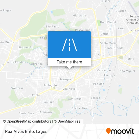 Rua Alves Brito map