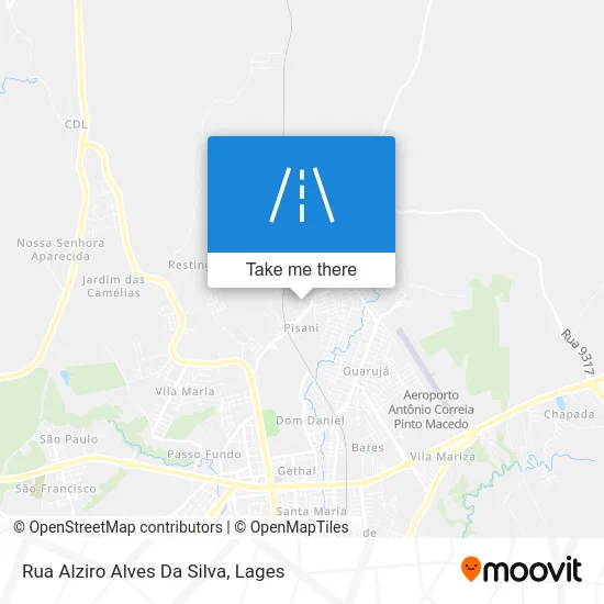 Rua Alziro Alves Da Silva map