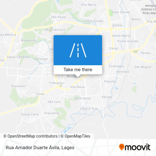 Rua Amador Duarte Ávila map