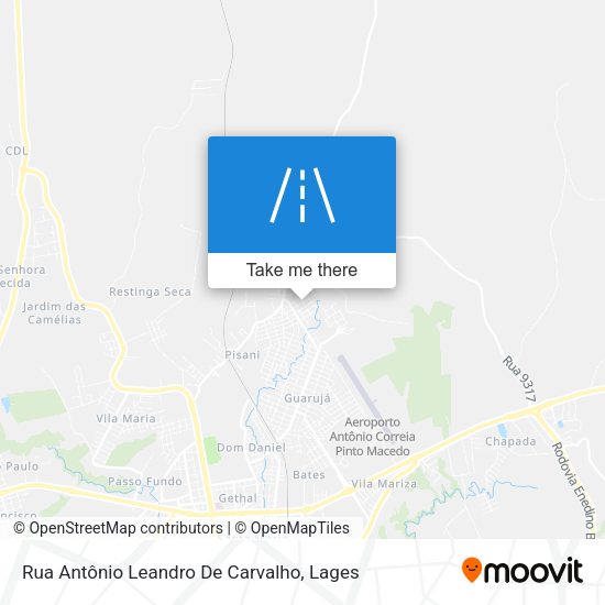Rua Antônio Leandro De Carvalho map