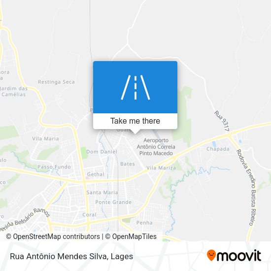 Rua Antônio Mendes Silva map