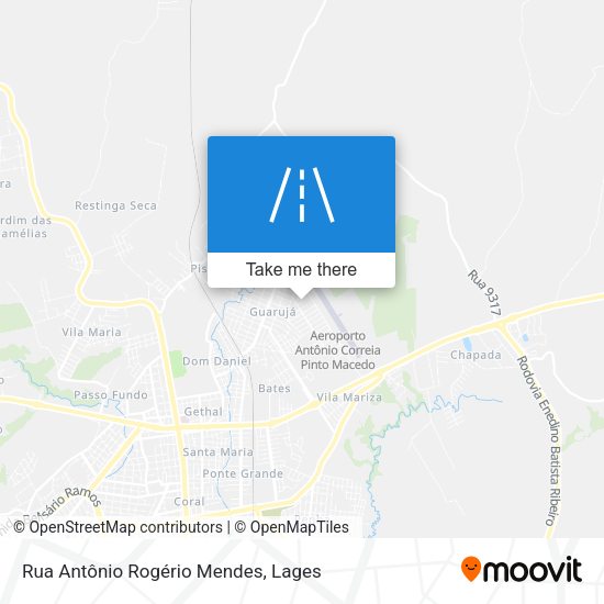 Rua Antônio Rogério Mendes map