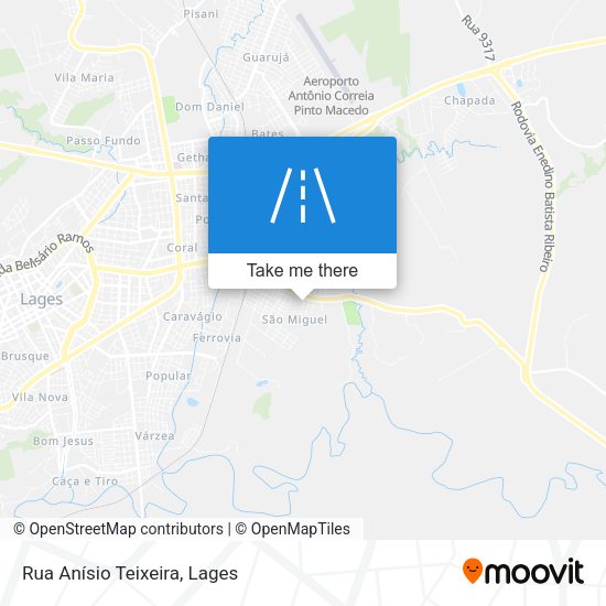 Rua Anísio Teixeira map