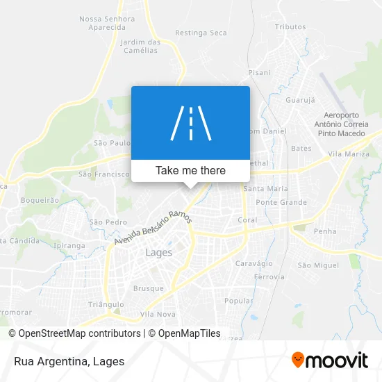 Rua Argentina map
