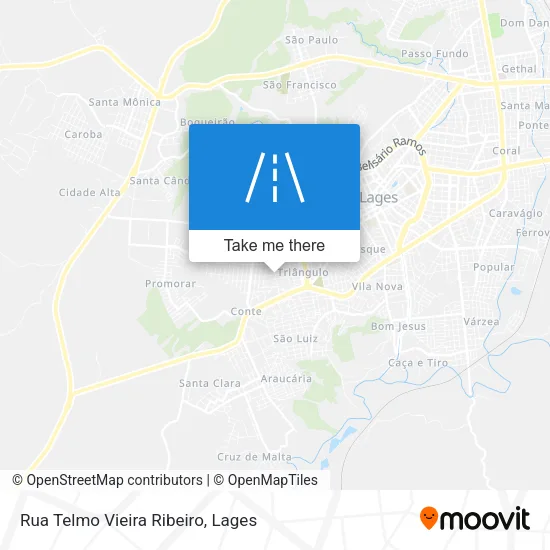 Rua Telmo Vieira Ribeiro map