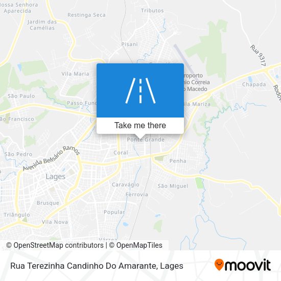 Rua Terezinha Candinho Do Amarante map